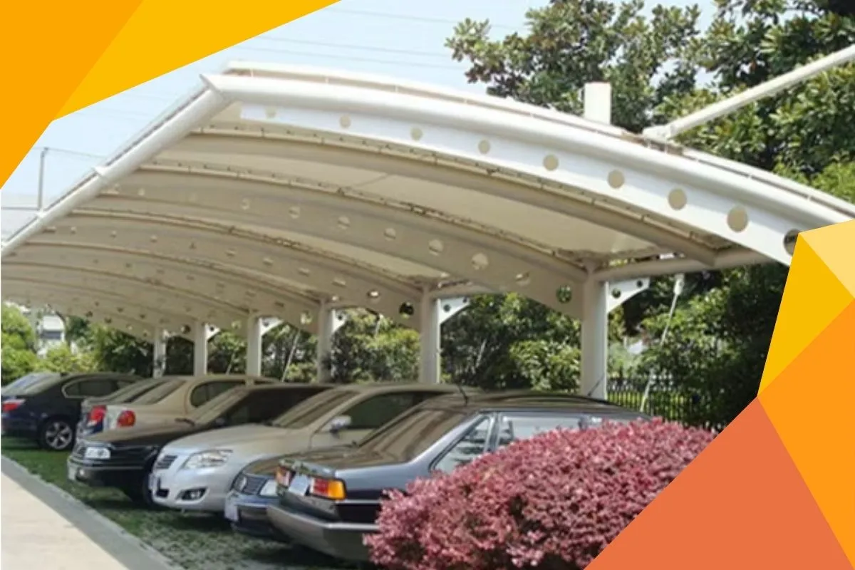 Tensile Membrane Car Parking Shades 2