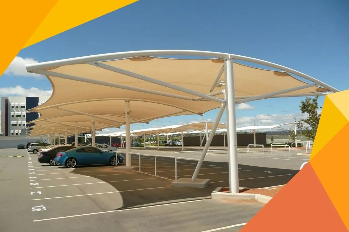 2. Cantilever Car Parking Shades