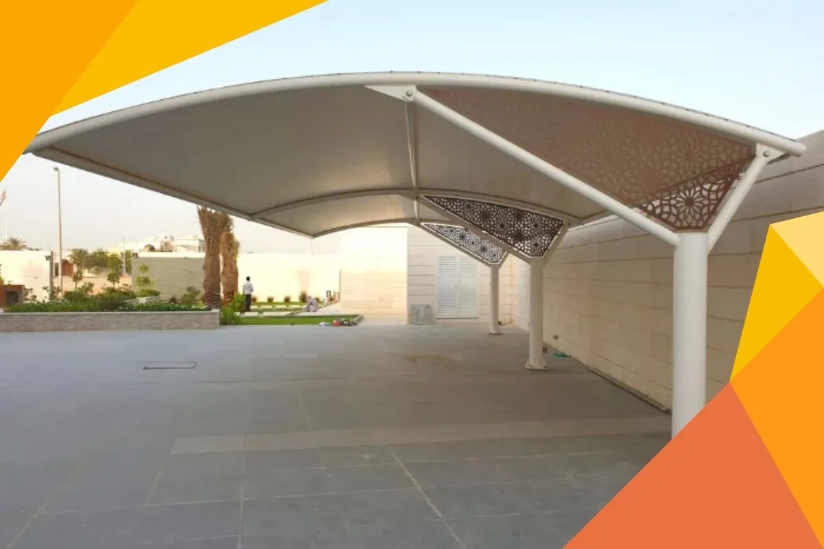 PVC Car Parking Shades in Saudi Arabia 2